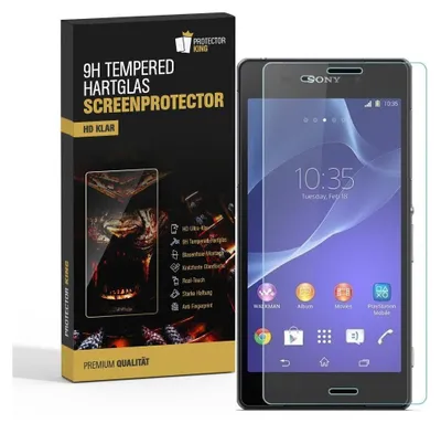 Produktbild von 1x 9H Hartglas für Sony Xperia Z4 Panzerfolie Displayschutz Schutzglas HD KLAR Panzerglas Schutzfolie Displayglas Glasfolie