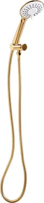Produktbild von BELIANI Duschkopf mit Brauseschlauch Gold ABS Edelstahl 3 Strahlarten Modern Klassisch Handbrause Set für Badezimmer Dusche