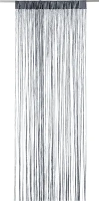 Produktbild von Fädenvorhang - Grau - 110 x 250 cm