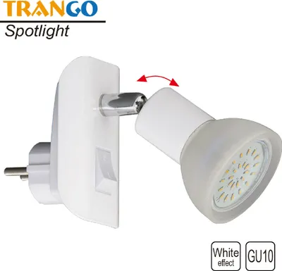 Obrázek produktu pro LED světlo na čtení bílé včetně žárovky sklo bílé