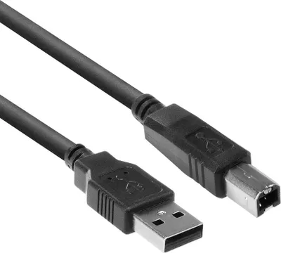 Image de ACT SB2405 câble USB 5 m USB 2.0 USB A USB B Noir