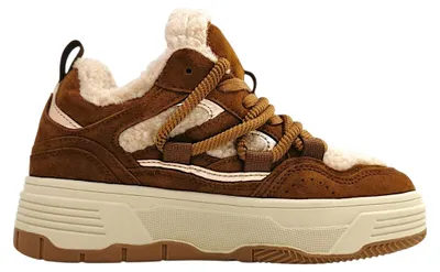 Image de ILC Axis : Chaussures de sport pour hommes, modèle à lacets, couleur marron, style décontracté