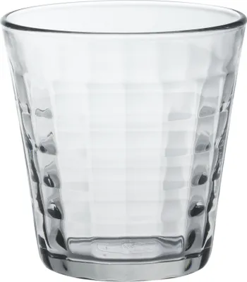 Produktbild von Duralex 1033AB06C0111 Prisme Trinkglas, Wasserglas, Saftglas, 275ml, Glas, transparent, 6 Stück