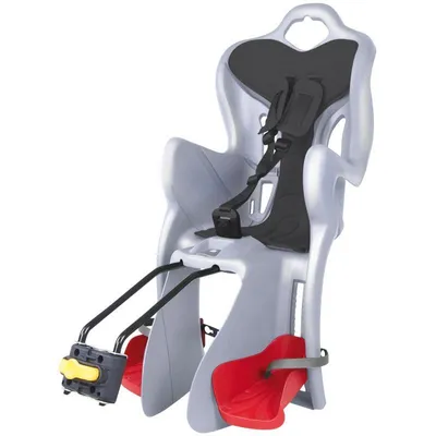 Produktbild von Bellelli B-One Rücksitz Fahrrad Kindersitz silber/schwarz