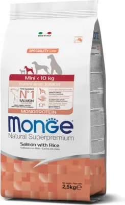Obrázok produktu pre Monge Mini Puppy Losos a ryža 2,5 kg