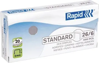 Produktbild von Rapid 23/10 - Klammerpack - 23/10 - 1 cm - 1000 Heftklammern - 40 Seiten - 23/10