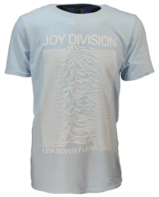 Zdjęcie produktu dla Koszulka Joy Division „Unknown Pleasures” – niebieska – rozmiar L