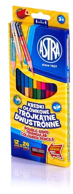 Produktbild von Astra Doppelseitige Bleistiftfarben 12/24 Farben