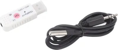Zdjęcie produktu dla Komputerowy rejestrator danych z czujnikiem temperatury USB do monitorowania magazynu wewnątrz i na zewnątrz