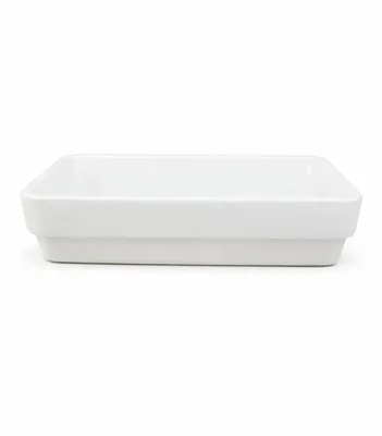 Produktbild von Seltmann Weiden Porzellan , Backform Rechteck , 22 x 16 cm Höhe 4,5cm weiß, Seltmann Weiden Backform