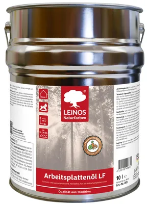 Produktbild von LEINOS Arbeitsplattenöl LF 10 l – Arbeitsplattenöl LF innen, abriebfest