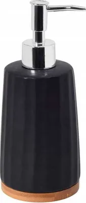 Immagine prodotto di Distributore di sapone liquido in Vetroceramica nera 19 x 8 cm