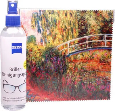 Produktbild von Mikrofasertuch "Gemälde Brücke im Park" Größe 18,5*18,5 cm von La Kelnet