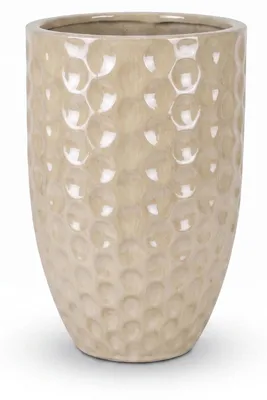 Produktbild von Pflanzkübel aus Keramik Provencelia MEROVEE Perle, Ø23 cm x H35 cm, frostbeständig