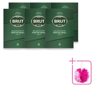 Zdjęcie produktu dla 6 x Woda toaletowa Brut Original - 100 ml - Zestaw ekonomiczny - 6 sztuk