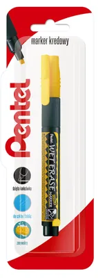 Produktbild von PENTEL Marker kredowy żółty SMW26 - do szyby, tablicy