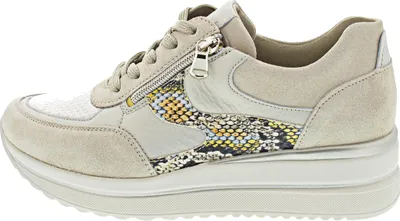 Produktbild von Waldläufer K-Luana sportlicher Schnürer Beige in Gr. 40