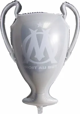 Image de Olympique de Marseille Ballon en forme de trophée - taille unique
