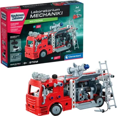 Produktbild von CLEMENTONI Science Fun - Mechaniklabor - Feuerwehrauto 50245