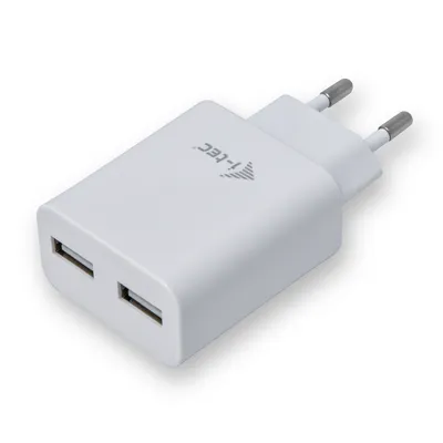 Produktbild von i-tec USB Power Charger 2 Port 2.4A, Drinnen, AC, 5 V, 2,4 A, Weiß