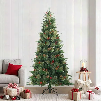 Obrázek produktu pro Maison Exclusive – Umělý vánoční stromek, skládací, zelený, 240 cm