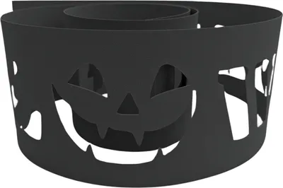 Produktbild von zaun|zu PREMIUM Happy Halloween Sichtschutzstreifen für Deinen Zaun Anthrazit 2,55m