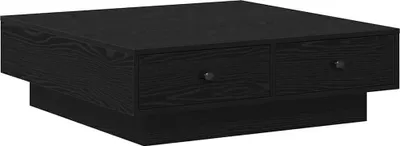 Produktbild von vidaXL Couchtisch Schwarz Eichen-Optik 90 x 90 x 28 cm Holzwerkstoff