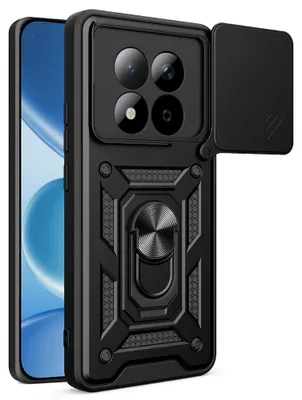 Produktbild von Handyhülle für Xiaomi Redmi Note 15 Pro 5G, Techsuit CamShield Series, Schwarz