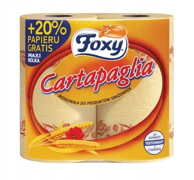 Obrázek produktu pro Foxy, Cartapaglia Kuchyňská utěrka, 2 role