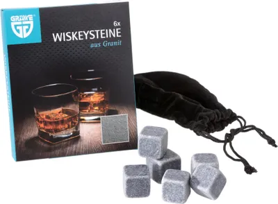 Produktbild von GRÄWE Whiskeysteine aus Granit 6 Stück