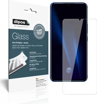 Produktbild von 2x Schutzfolie für Vivo IQOO Pro - Anti-Shock 9H Folie dipos Glass Kunststoffglas