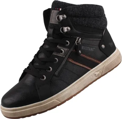 Image de Mustang Herren High Top Sneaker Schwarz