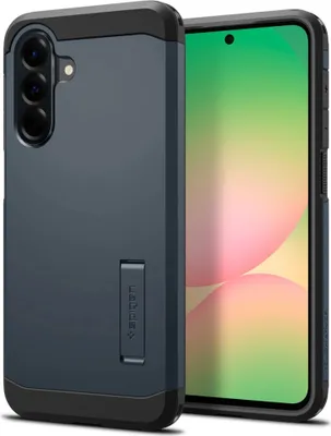A smartphone case is shown next to a smartphone.