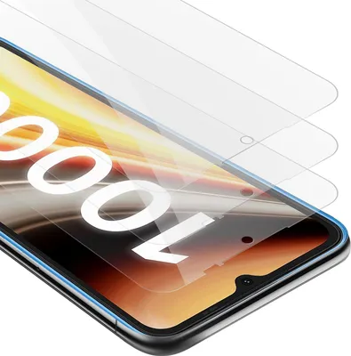 Produktbild von Cadorabo 3x Panzer Folie für Umidigi Power 7 MAX Schutzfolie in Transparent Folie Tempered Display-Schutzglas