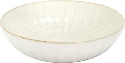Immagine prodotto di HowHomely | Piatto fondo - Ciotola - 20 cm - Beige - Piatto fondo - Vetroceramica - con rilievo