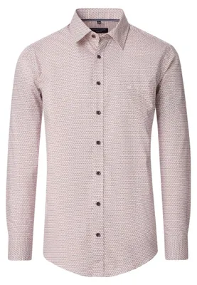 Produktbild von Casa Moda - Casual Fit - Herren Freizeit Hemd Langarm (454389100), Größe:M, Farbe:Rot (400)