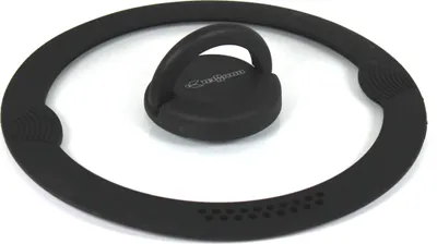 Obrázok produktu pre Brunner  sklenený poklop na hrniec, 22 cm, s otvorom na sitko a silikónovým okrajom