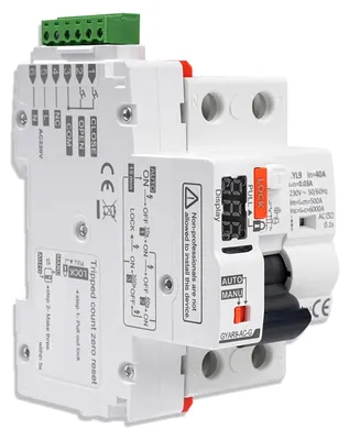 Productafbeelding van Intelligente automatische herinschakeling stroomschakelaar 40A 30mA, AC230V