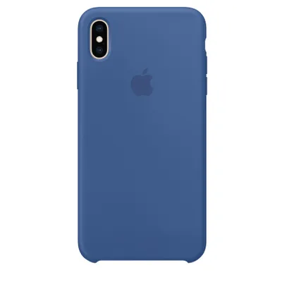 Produktbild von Apple iPhone Xs Max Hülle - Silikon - Soft Case, Backcover - Blau
