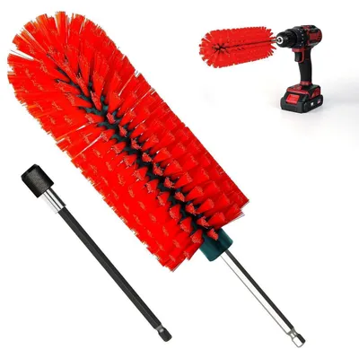 Produktbild von Felgenbürste für Akkuschrauber & Bohrmaschine, elektrisch, rot