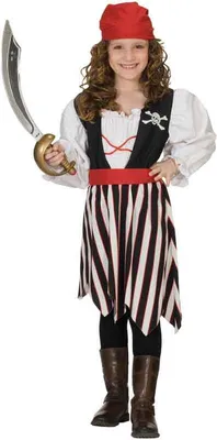 Produktbild von Piraten Girl Kinderkostüm 2-tlg. 140