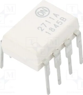Produktbild von 1x Optokoppler Uce: 30V FOD2711A Optokoppler - Digitalausgang Kanäle: 1  THT
