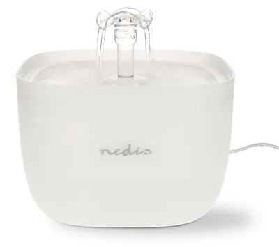 Produktbild von Nedis Trinkbrunnen für Katzen und Hunde - 2.0 l - 40 dB - 1.50 m - Wasserfontäne - 1 Stück