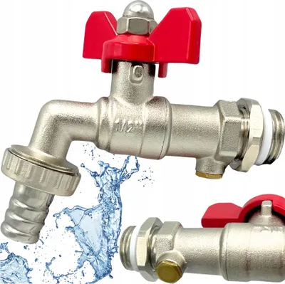 Immagine prodotto di Rubinetto da giardino 1/2 rubinetto anticontaminazione, rubinetto per acqua esterna