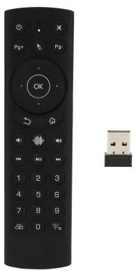 Obrázek produktu pro Bluetooth dálkové ovládání, hlasové IR učení, podsvícení, bezdrátová myš pro TV box, projektor, počítač, G20SPRO