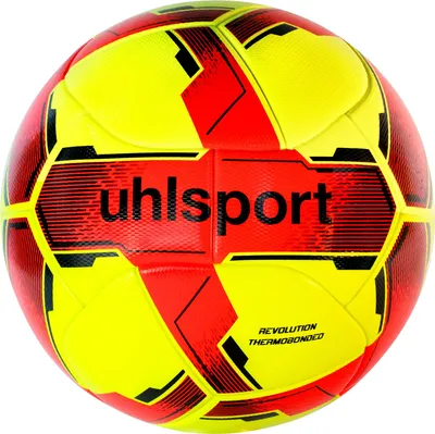 Image de Uhlsport Revolution Thermobonded Ballon de match - Jaune fluo / Orange fluo / Noir