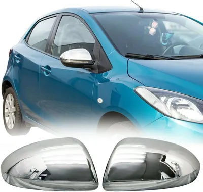 Obrázek produktu pro Nerezové kryty zrcátek pro MAZDA 2 DE | MAZDA 3 BL | MAZDA 6 GH GJ | 2008-2013
