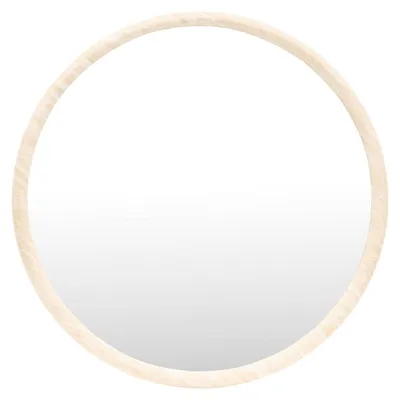 Produktbild von Runder spiegel „trudy“, durchmesser 55 cm, beige  - Atmosphera créateur d'intérieur