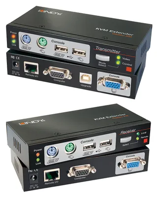 Produktbild von LINDY Cat5 KVM Extender Combo 300 PS/2 USB & VGA
