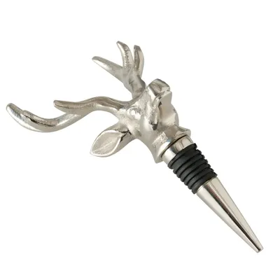 Immagine prodotto di Tappo per bottiglia antler replica cervo argento teschio di cervo tappo per bottiglia